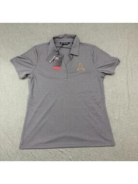 Travis Mathew Women’s Golf Casual Performance Gray Polo Shirt NWT Size Large